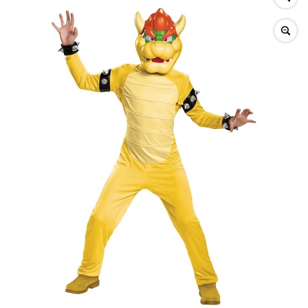 Disguise Boys' Super Mario Bros. Bowser Deluxe Costume
